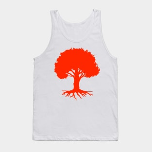 Tree,Well Rooted-Red Version Tank Top